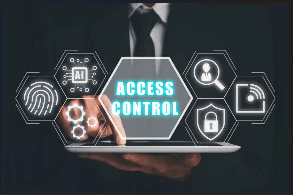 VPN security application on laptop and smartphone