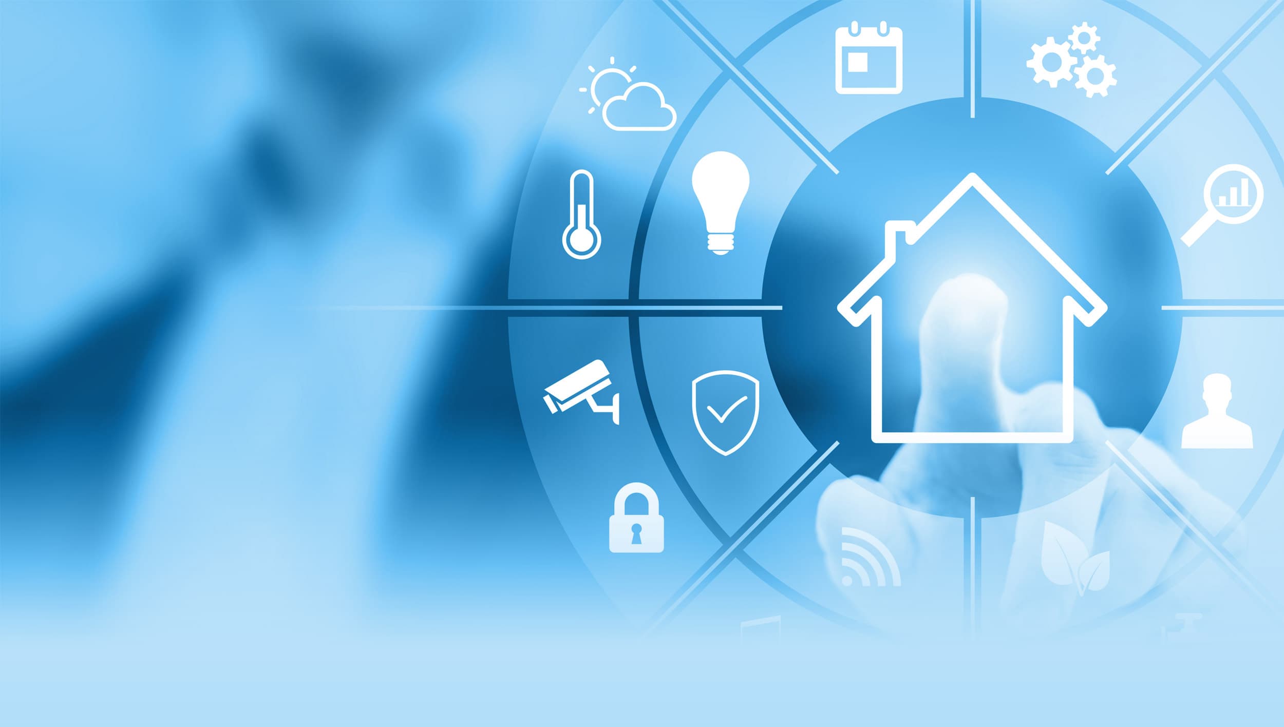 VPN security application on laptop and smartphone